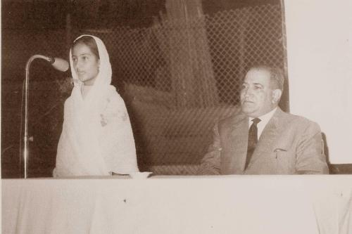 WITH FIELD MARSHAL MUHAMMAD AYUB KHAN, PRESIDENT OF THE ISLAMIC REPUBLIC OF PAKISTAN AND MR. MONEM KHAN, GOVERNOR OF EAST PAKISTAN AT THE WALIMA RECEPTION OF CAPTAIN NISAR AKBAR KHAN IN 1962 AT 2 HARLEY STREET, RAWALPINDI CANTONMENT, THE OFFICIAL RESIDENCE OF THE FEDERAL MINISTER OF HOME & KASHMIR AFFAIRS .